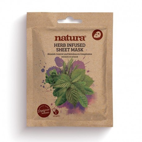 NATURA HERB INFUSED SHEET MASK 22ML