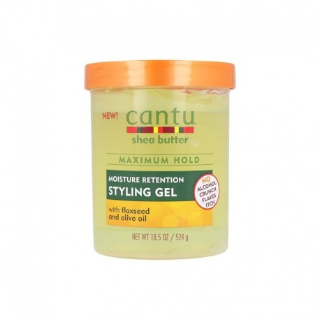 CANTU NATURAL FLAXSEED & OLIVE OIL RETENTION STYLING GEL 18,25oz 524gr