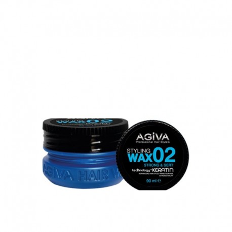 AGIVA HAIR STYLING WAX 02 STRONG TURQUOISE 90ML